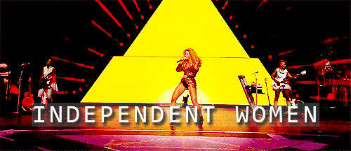 Beyonce performing Independent Women